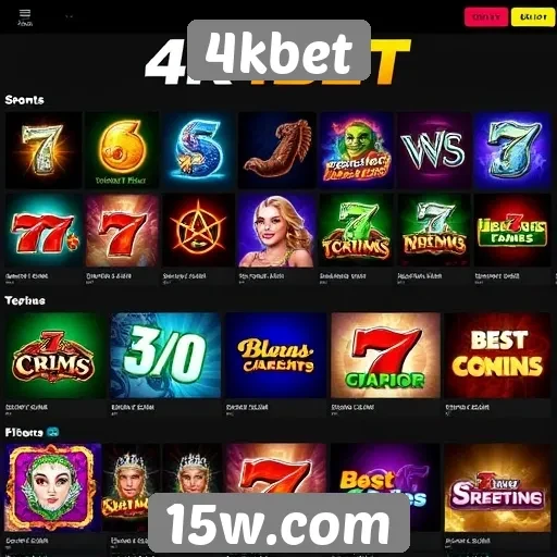 Explorando a variedade de jogos oferecidos no 4kbet